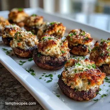 Sausage Stuffed Mushrooms Recipe in 35 Minutes