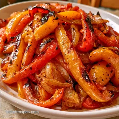 Bell Peppers Sauteed in 20 Minutes