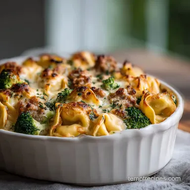 Sheet Pan Broccoli Tortellini Bake for 4 Servings