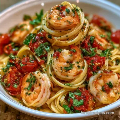 Shrimp Tomato Basil Pasta in 35 Minutes