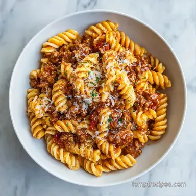 Simple Family Pasta Meal in 30 Minutes Recipe Card