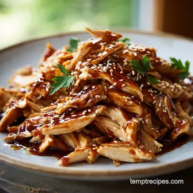 Slow Cooker Teriyaki Chicken for 6 Servings