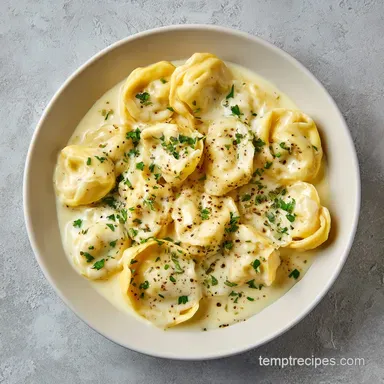 Creamy Crockpot Tortellini Alfredo: Silky Slow-Cooked Comfort