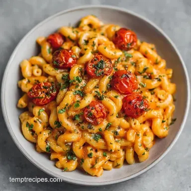 Tomato Ricotta Pasta Sauce in 20 Minutes Recipe Card