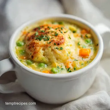 Veggie Pot Pie Soup Comfort in 35 Minutes Recipe Card