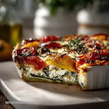 Cottage Cheese Veggie Bake: For 6 Servings