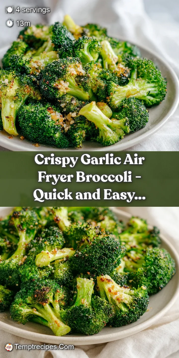 Close-up of vibrant green broccoli florets, their crispy edges glistening with olive oil.