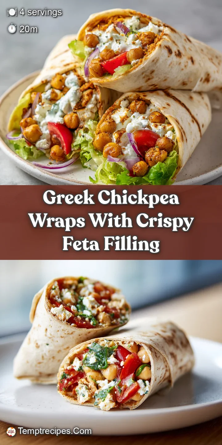 Close-up of a Greek chickpea wrap reveals soft pita bread, vibrant vegetables, and a tempting, creamy sauce oozing out.