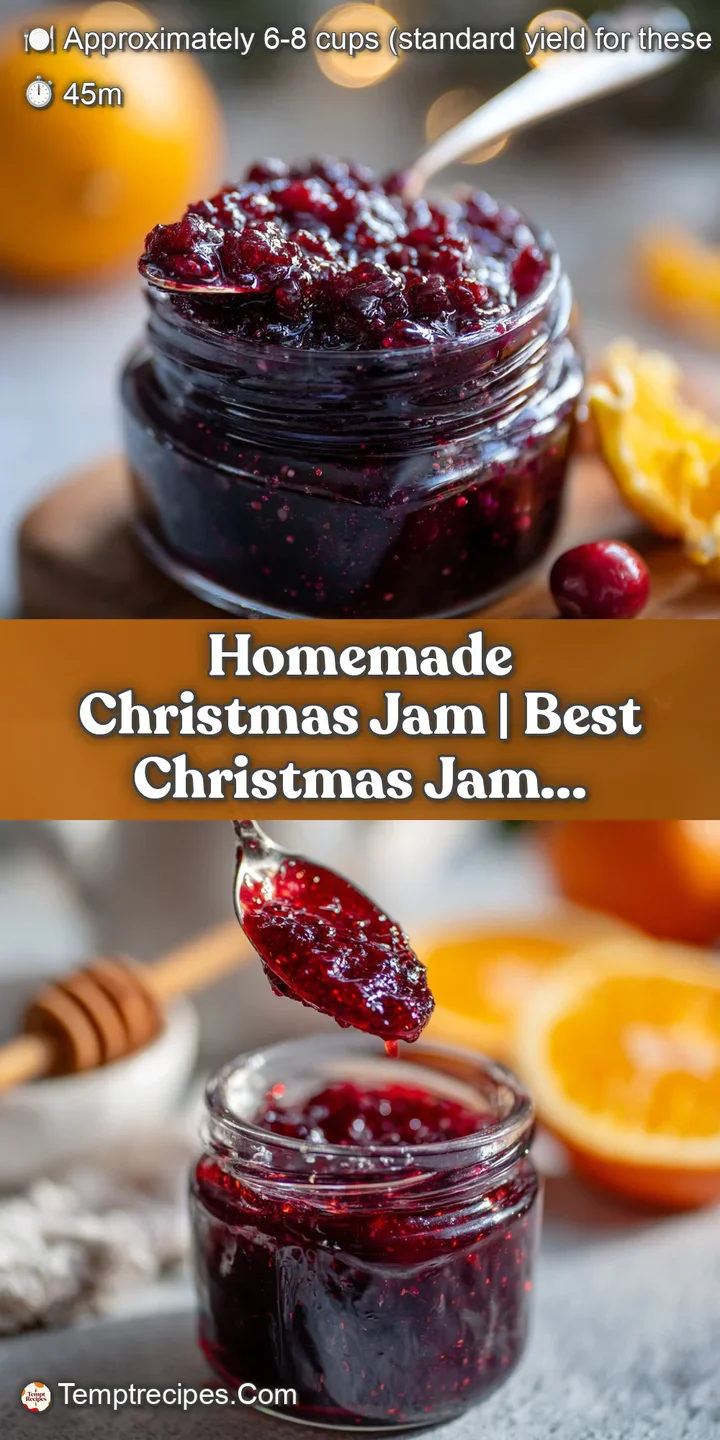 Close-up of vibrant, shimmering jam with suspended pieces of fruit, a bright red, textured delight.