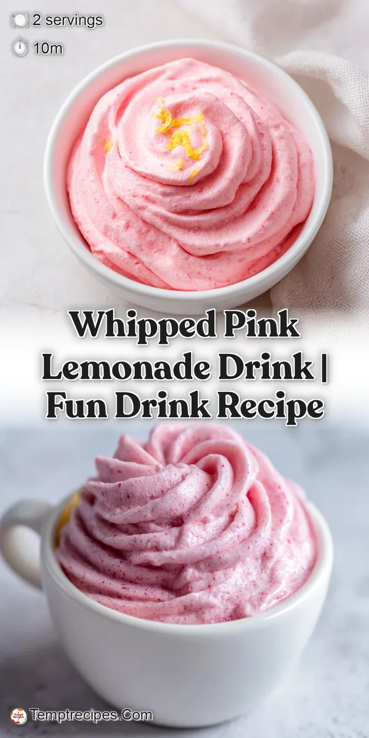 Close-up of vibrant pink lemonade, showing icy texture and airy foam. Inviting refreshment with a slight blush of pink color.