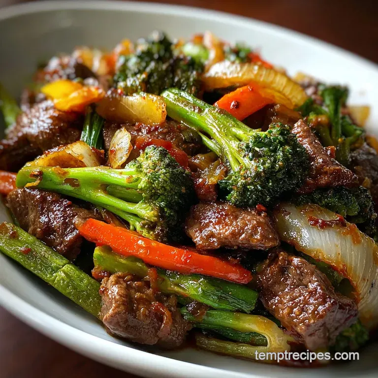 Easy 30 Minute Beef Stir Fry