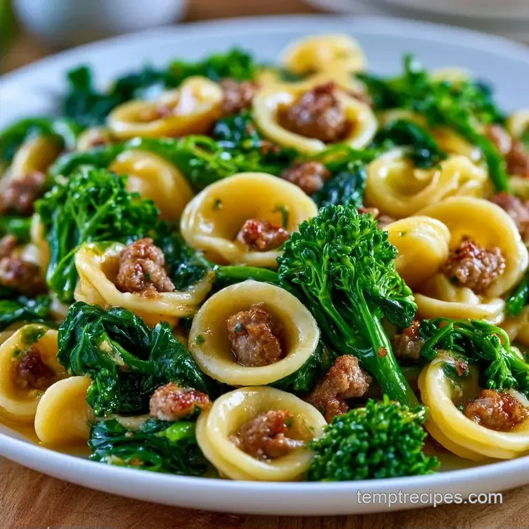 Broccoli Rabe Sausage Pasta: Hearty and Savory