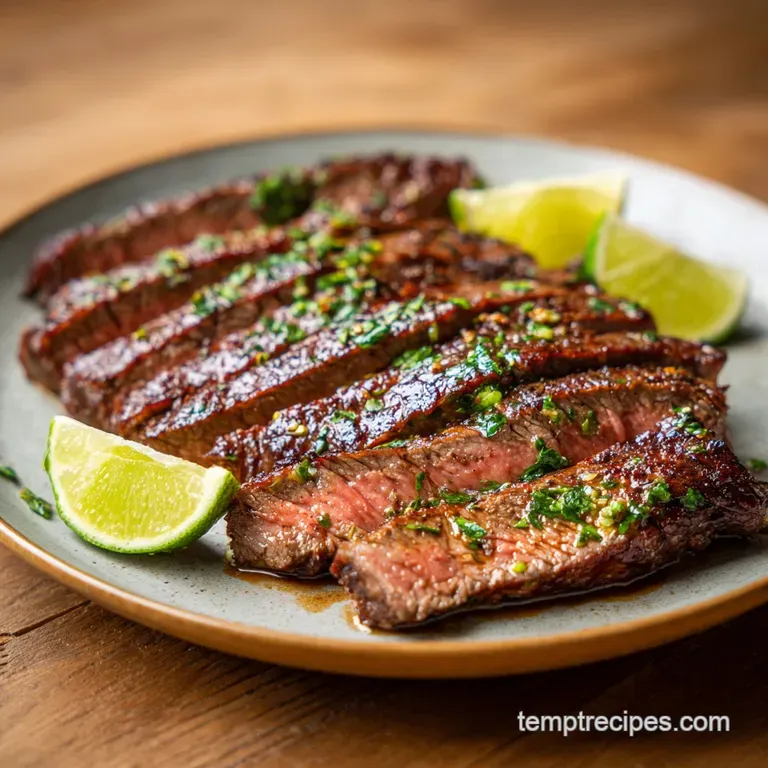 Chili Lime Flank Steak: Zesty and Tender