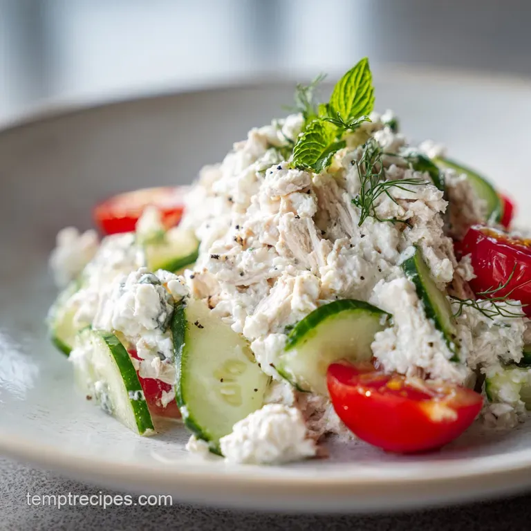 Cottage Cheese Tuna Bowl: Velvety and Crisp