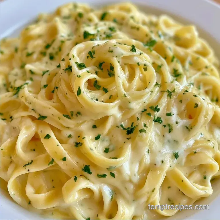 Creamy Meatless Pasta with Garlic