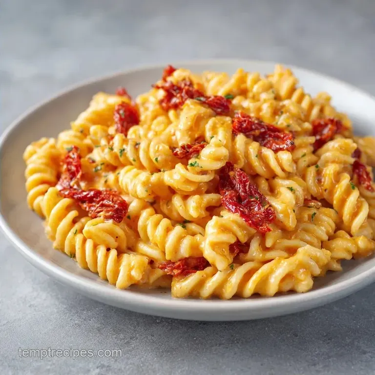 Creamy Sun Dried Tomato Pasta: Velvety and Savory