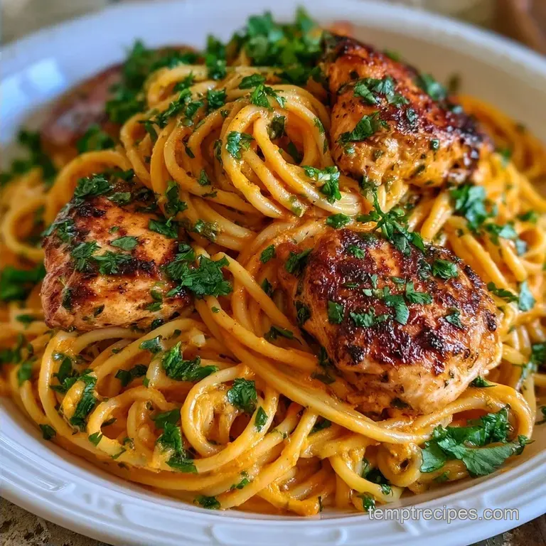 Creamy Chicken Tikka Masala Pasta in 35 Minutes