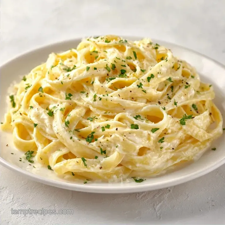 Quick Creamy Garlic Pasta: Velvety and Glossy