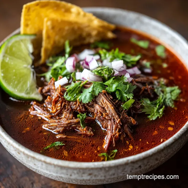 Easy Crockpot Beef Birria