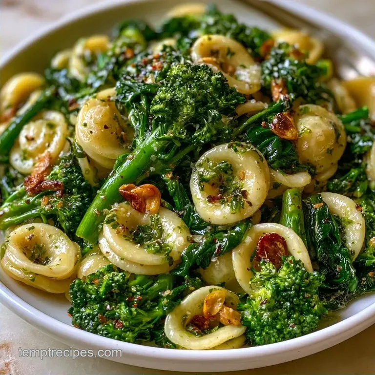 Garlic Broccoli Rabe Pasta: Savory and Hearty