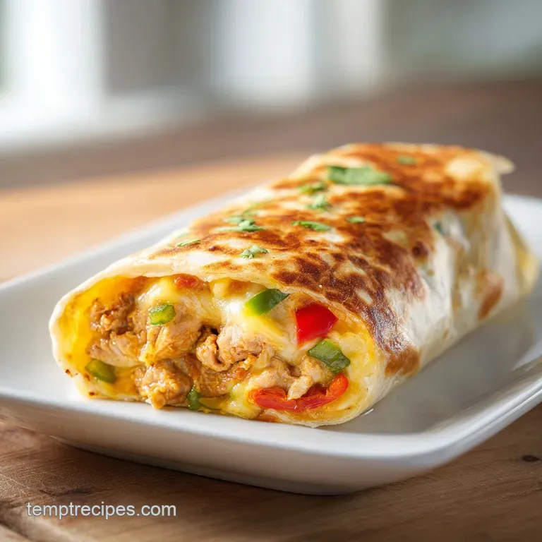 Half-sliced toasted wraps revealing melted cheese and turkey, served on a marble slab with a side of dipping sauce.