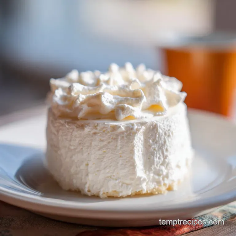 Marshmallow Whip Cheesecake: No Bake Delight