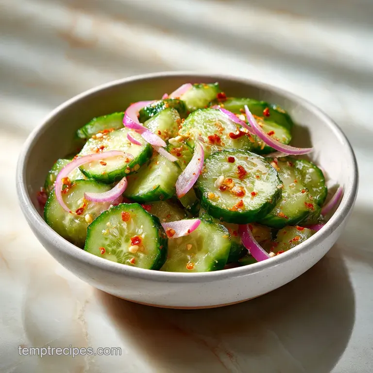 Mexican Cucumber Salad: Zesty and Crisp