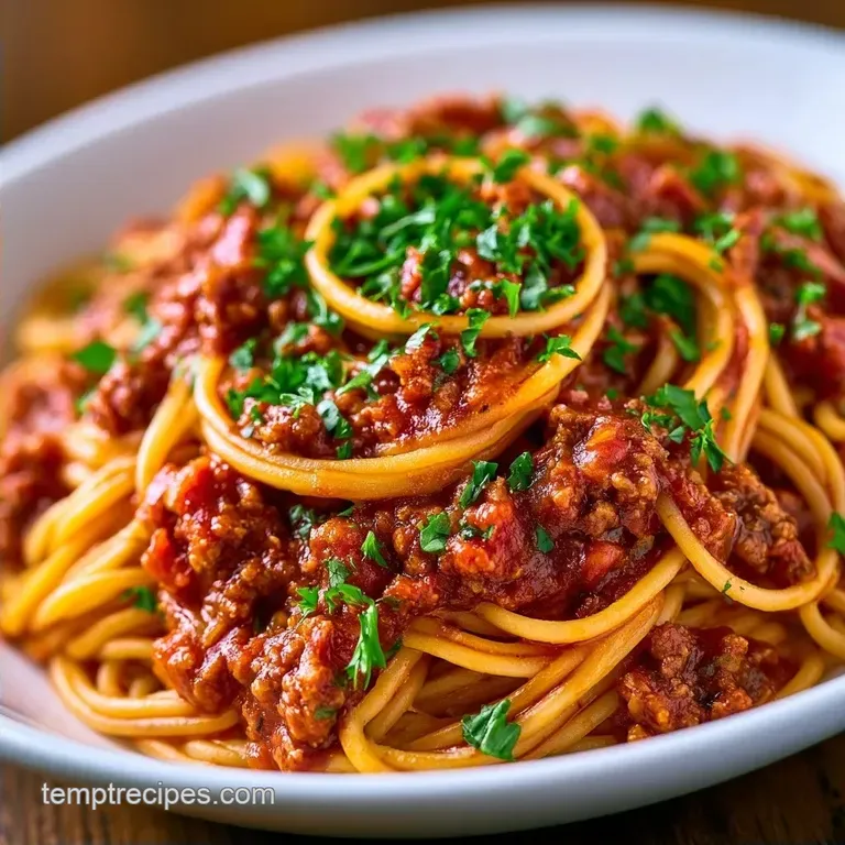 One Pot Spaghetti Recipe with Ground Beef