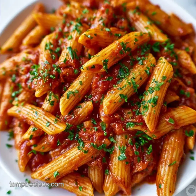 Penne All Arrabbiata: Authentic and Spicy