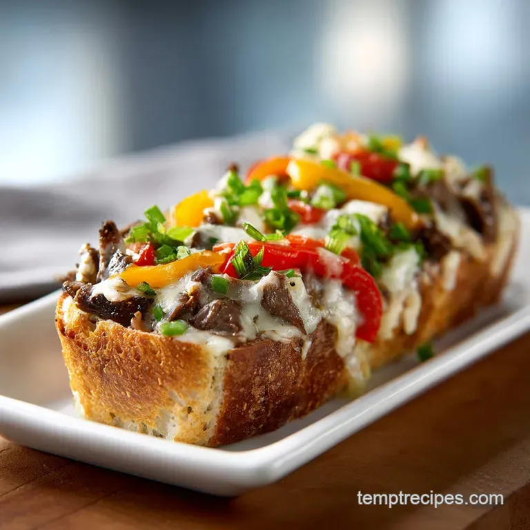 Philly Cheesesteak Meatloaf Recipe