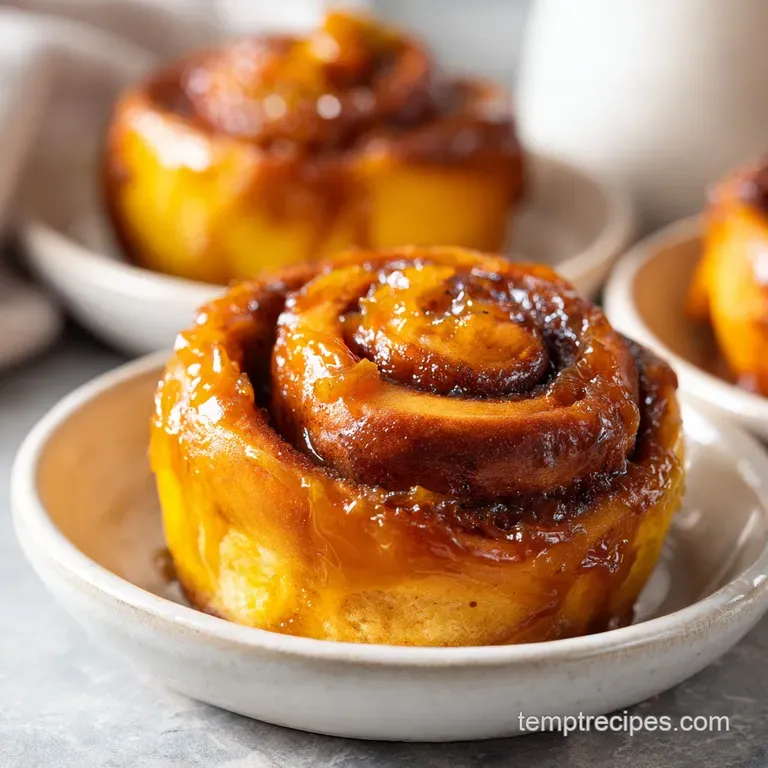Pumpkin Butter Sourdough Cinnamon Rolls: Pillowy