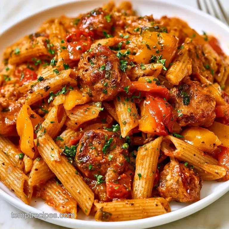 Sausage and Bell Pepper Pasta in 30 Minutes