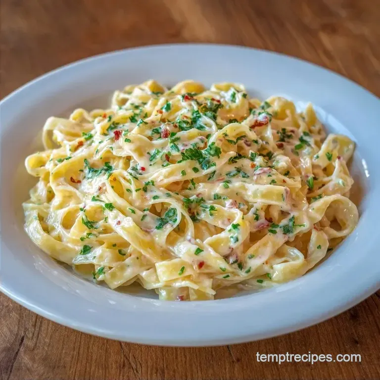 Three Ingredient Creamy Pasta: Silky and Rich